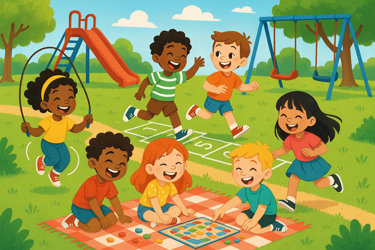 kids playing games