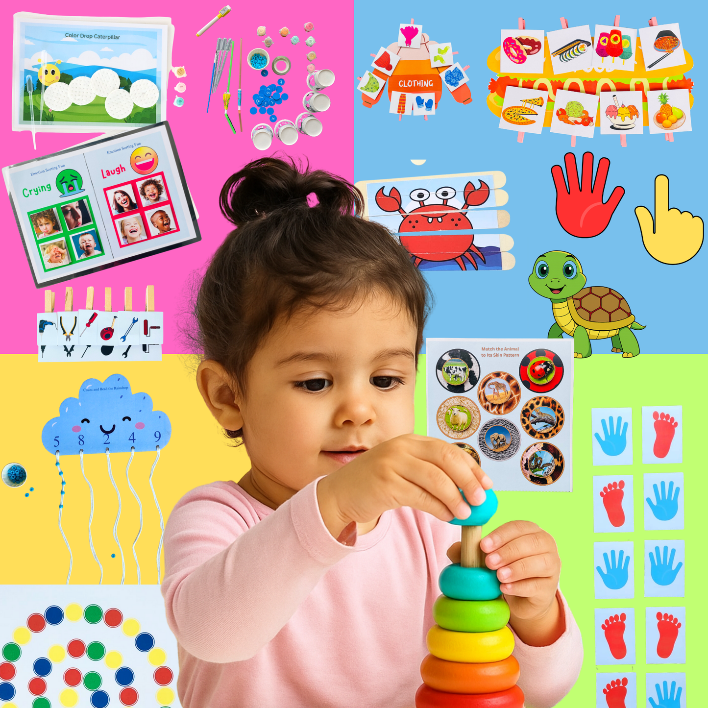 3+ Year Kids busy Activities game