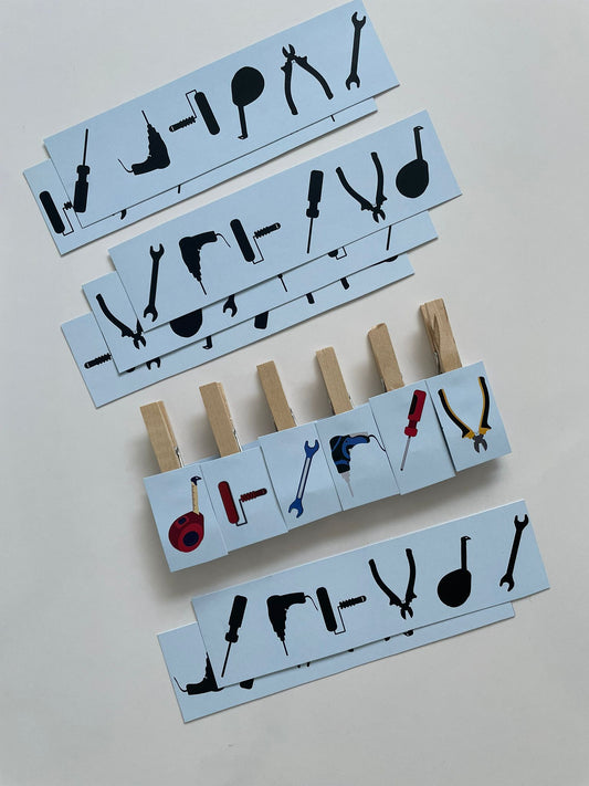 Tool Shadow Matching Game