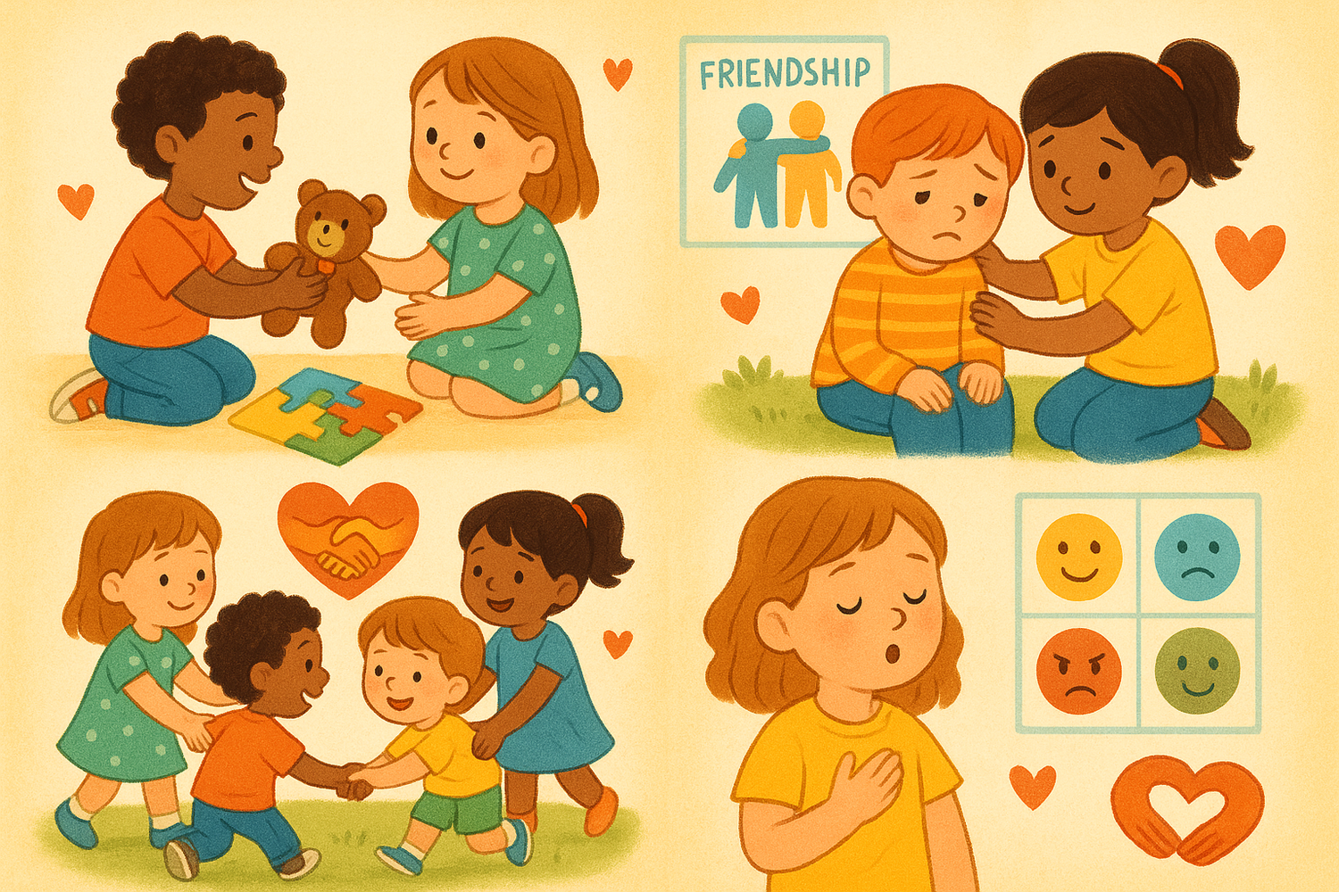 create an image showing Social & Emotional Skills
