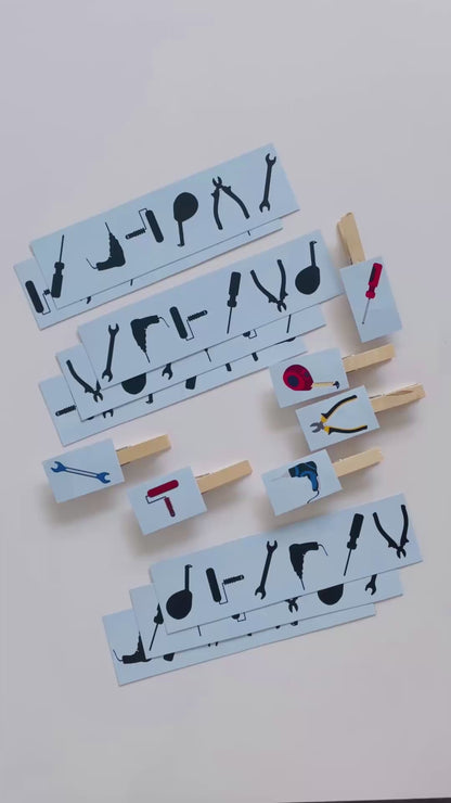 Tool Shadow Matching Game